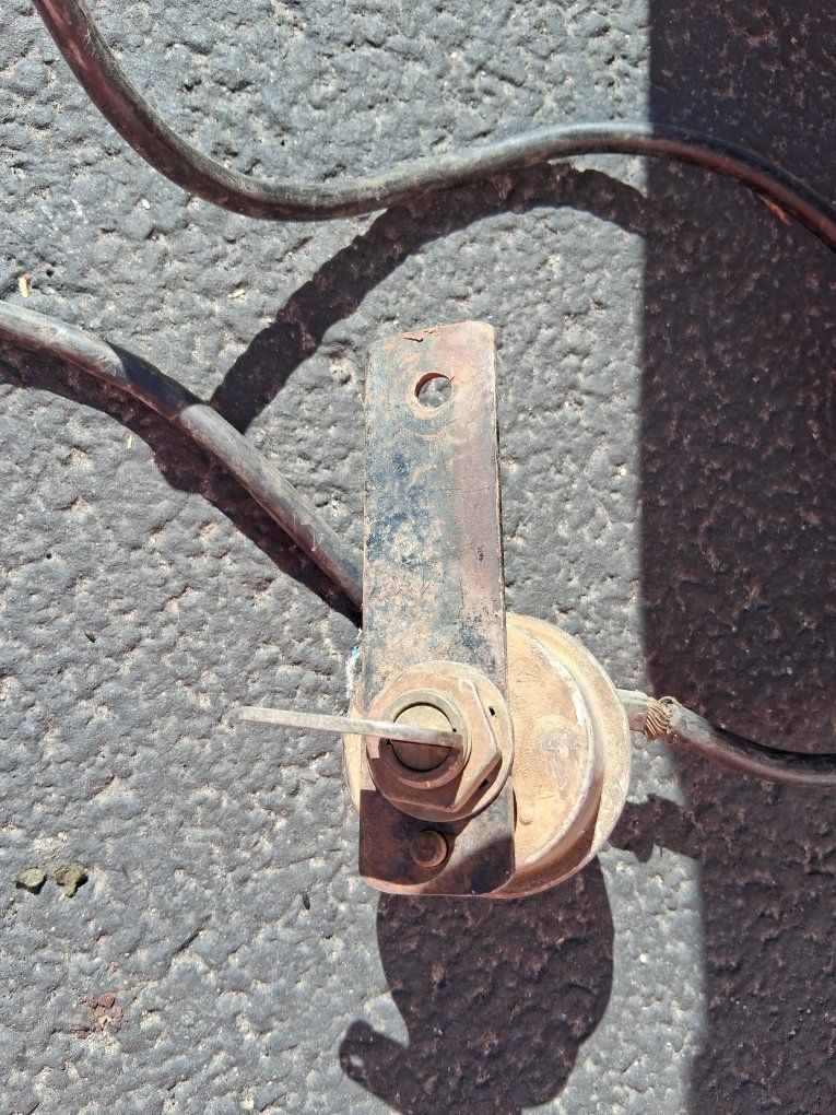 Old RV / Camper On Off Power Switch & Battery Cable.