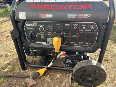 Predator 13000 w Tri Fuel Generator