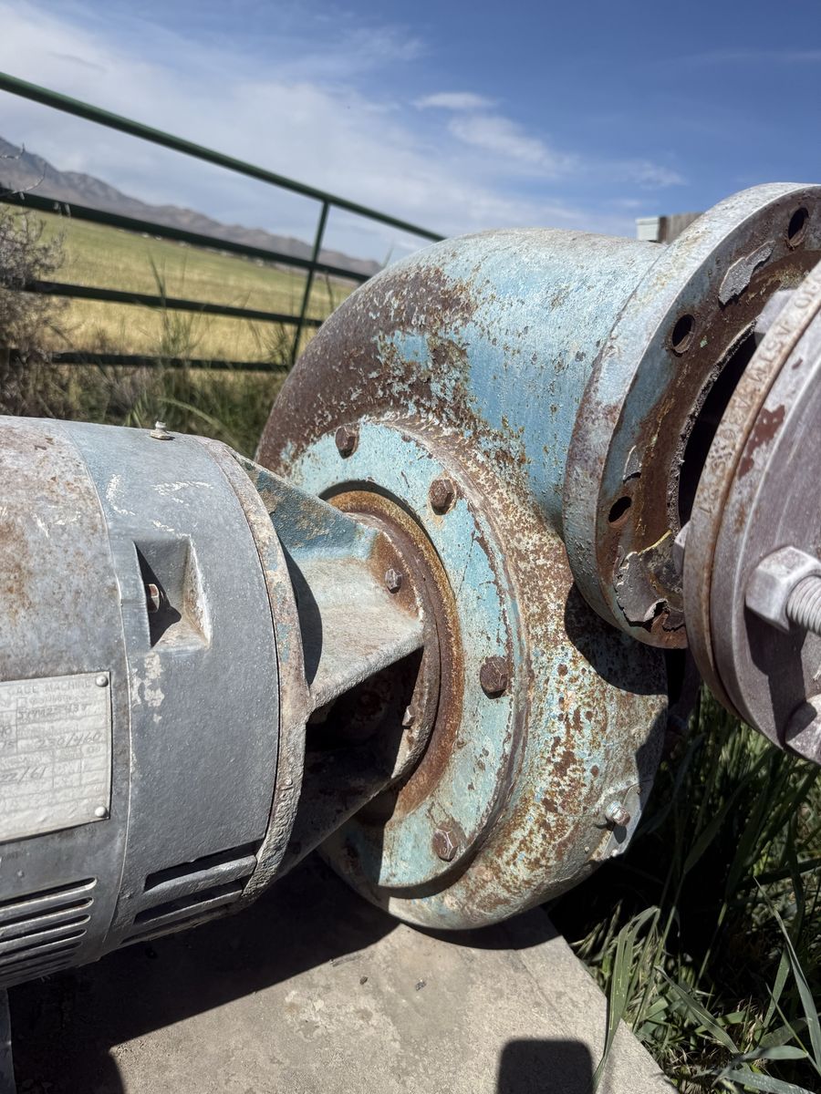 50HP Electric Motor & Booster Pump - Industrial Water Pumping Unit