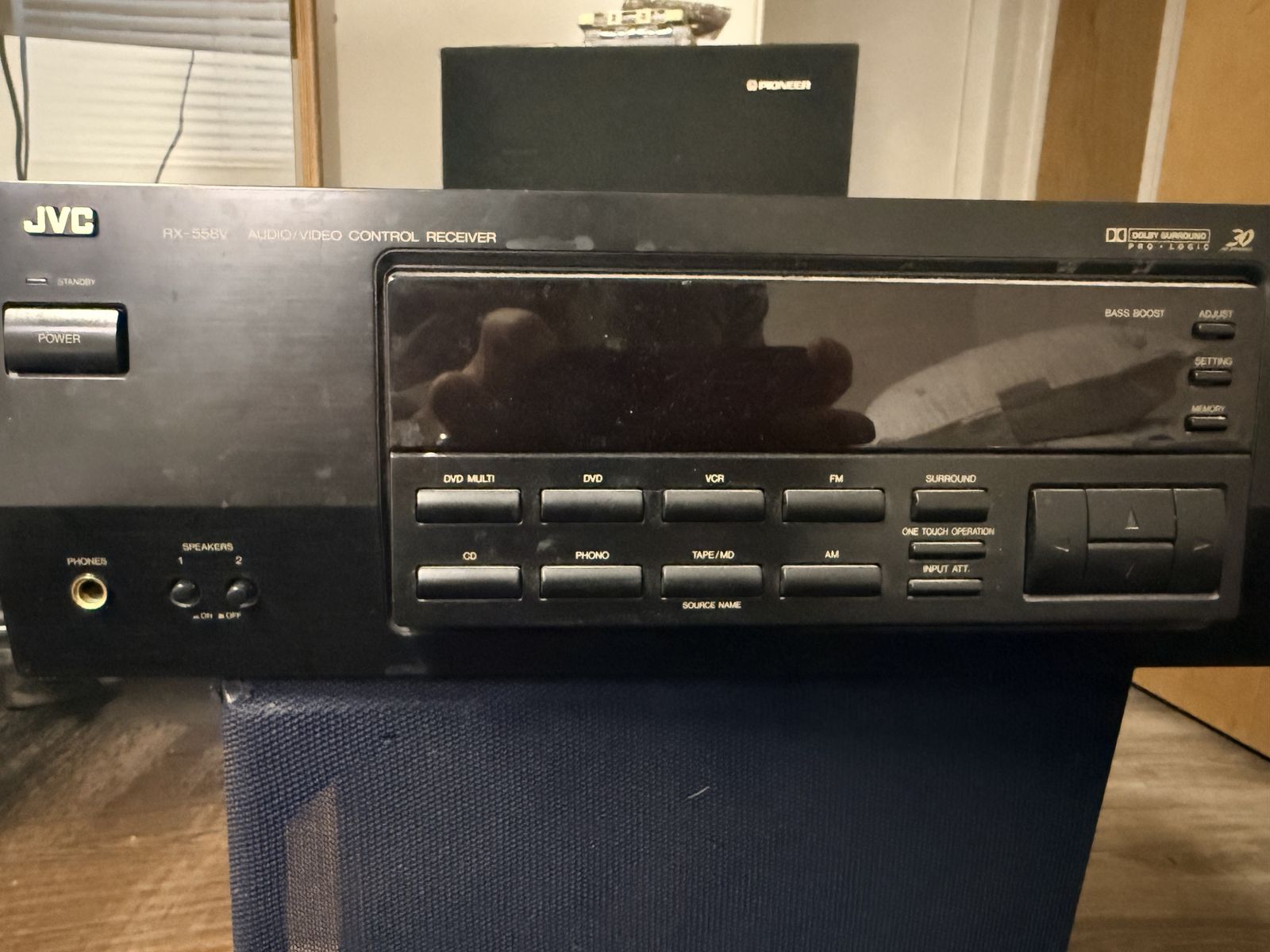 JVC RX-558V Audio/Video Control Receiver - Dolby Surround Pro Logic