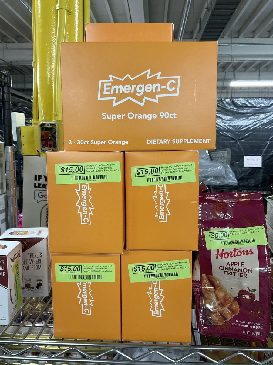 Emergen-C Super Orange Dietary Supplement 90 Count