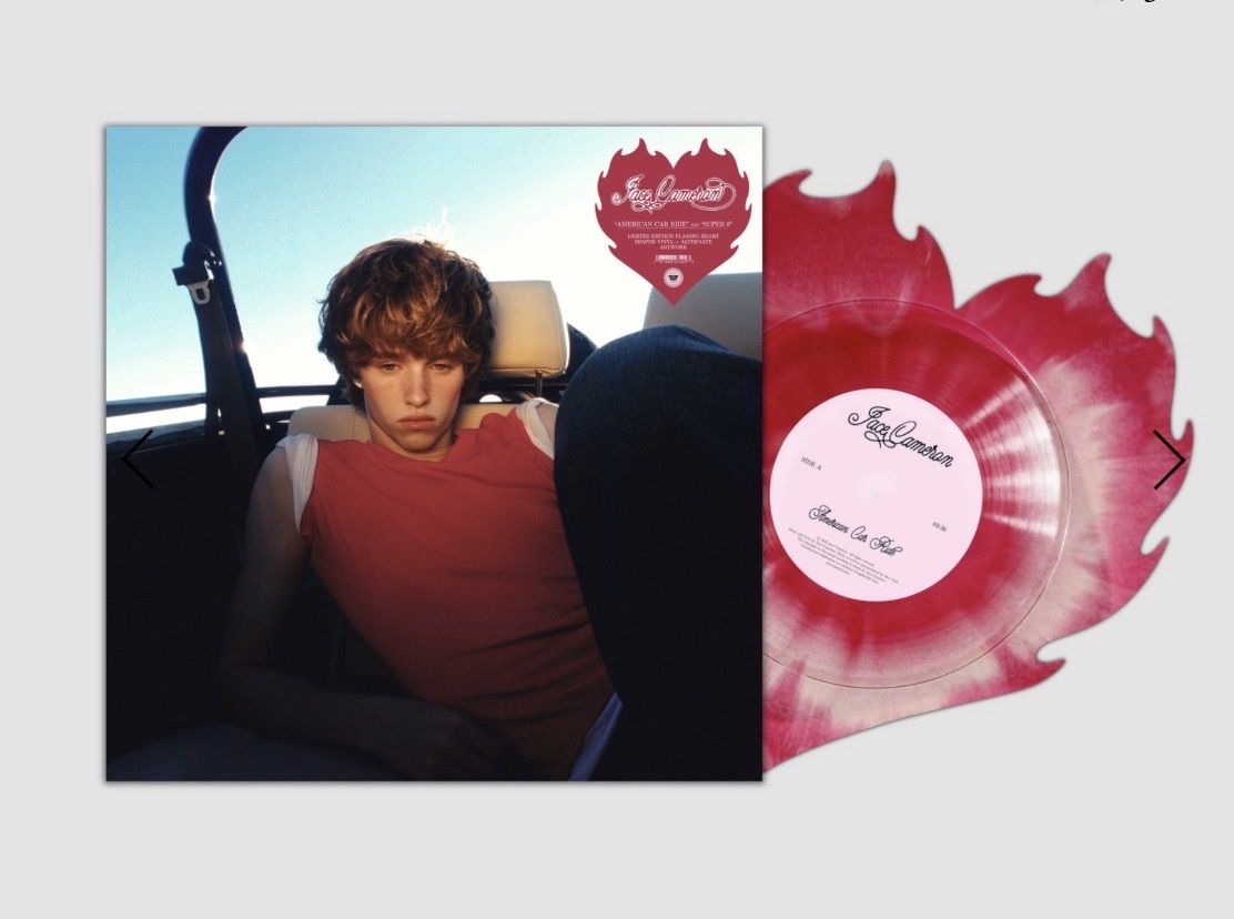 Jace Cameron-American Car Ride/ Super 8-Vertigo Vinyl Exclusive-Flaming Heart Shaped Vinyl LP-Hand Numbered-X/750-BRAND NEW-Rare