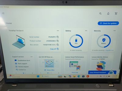 Lenovo ThinkPad T14 Gen 4 - i7-1355U - 32GB RAM + 2 yr Warranty