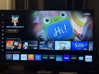 Vizio 70 inch smart TV with remote