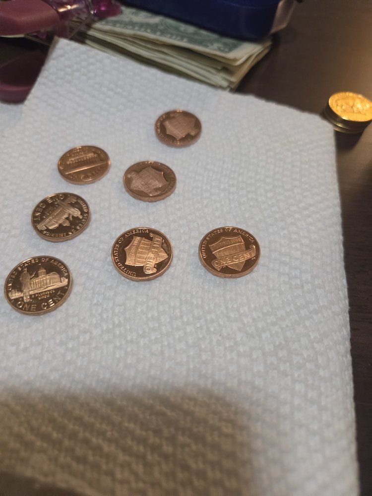 Proof pennies