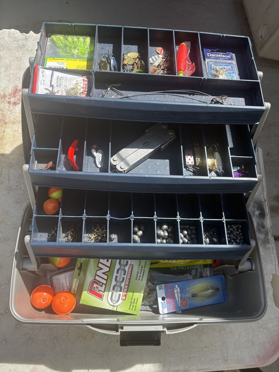 Fishing Tackle Box Plus Tackle