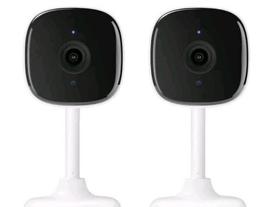 2 1080P Smart Indoor Cameras with Voice Control