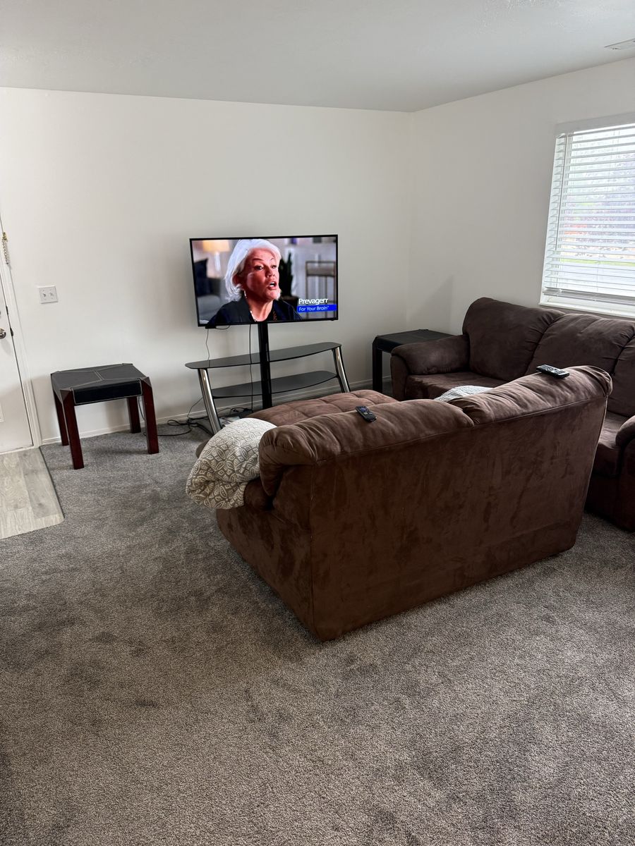 Living room furniture and Tv