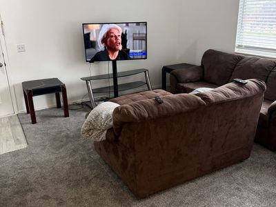 Living room furniture and Tv