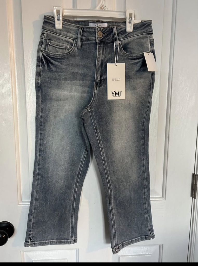 Denim capri