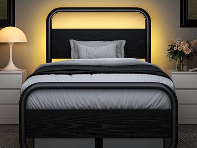 Light Up Twin Bed w/Mattress