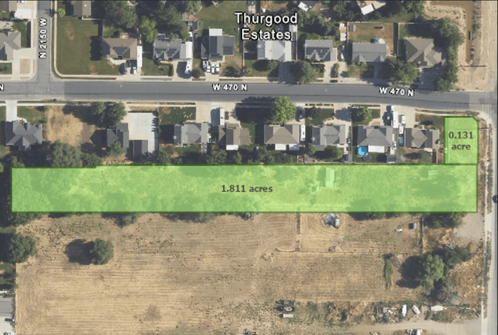 2-acre residential parcel