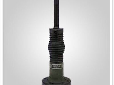 Military antenna base with mount