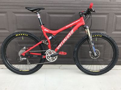 Specialized Stumpjumper FSR Expert Full Suspension Mountain Bike - Red