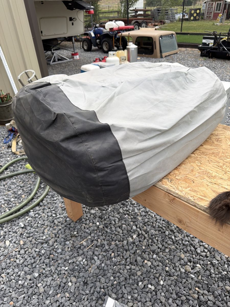 Outdoor RV Cover - Gray & Black Durable Weather-Resistant Storage Tarp