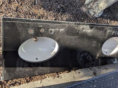 Bathroom vanity and counter top/sink