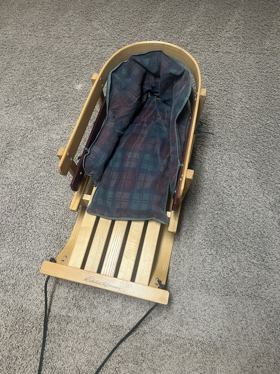 Eddie Bauer Wooden Toddler Sled