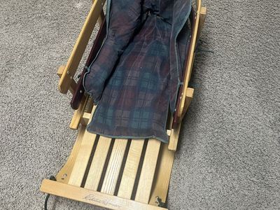 Eddie Bauer Wooden Toddler Sled