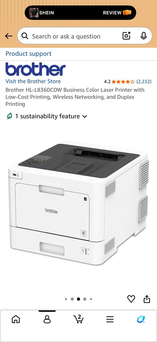 Brother HL-L8360CDW Color Laser Printer + Scanner + 8 Toner Cartridges