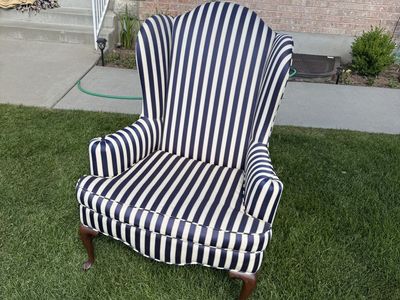 2 Wingback chairs - high quality