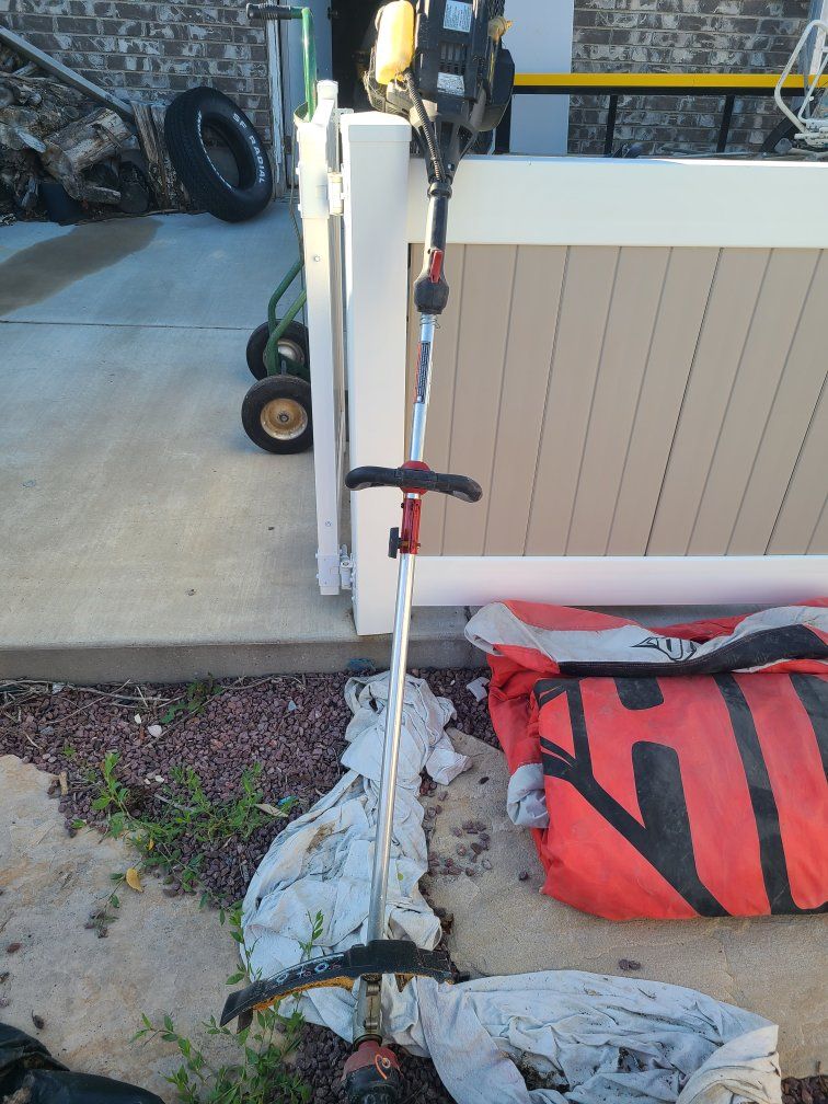 weed wacker and edger