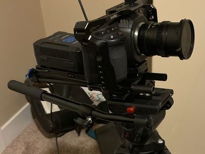Black Magic Pocket Cinema Camera 4K Rig w/Lenses!