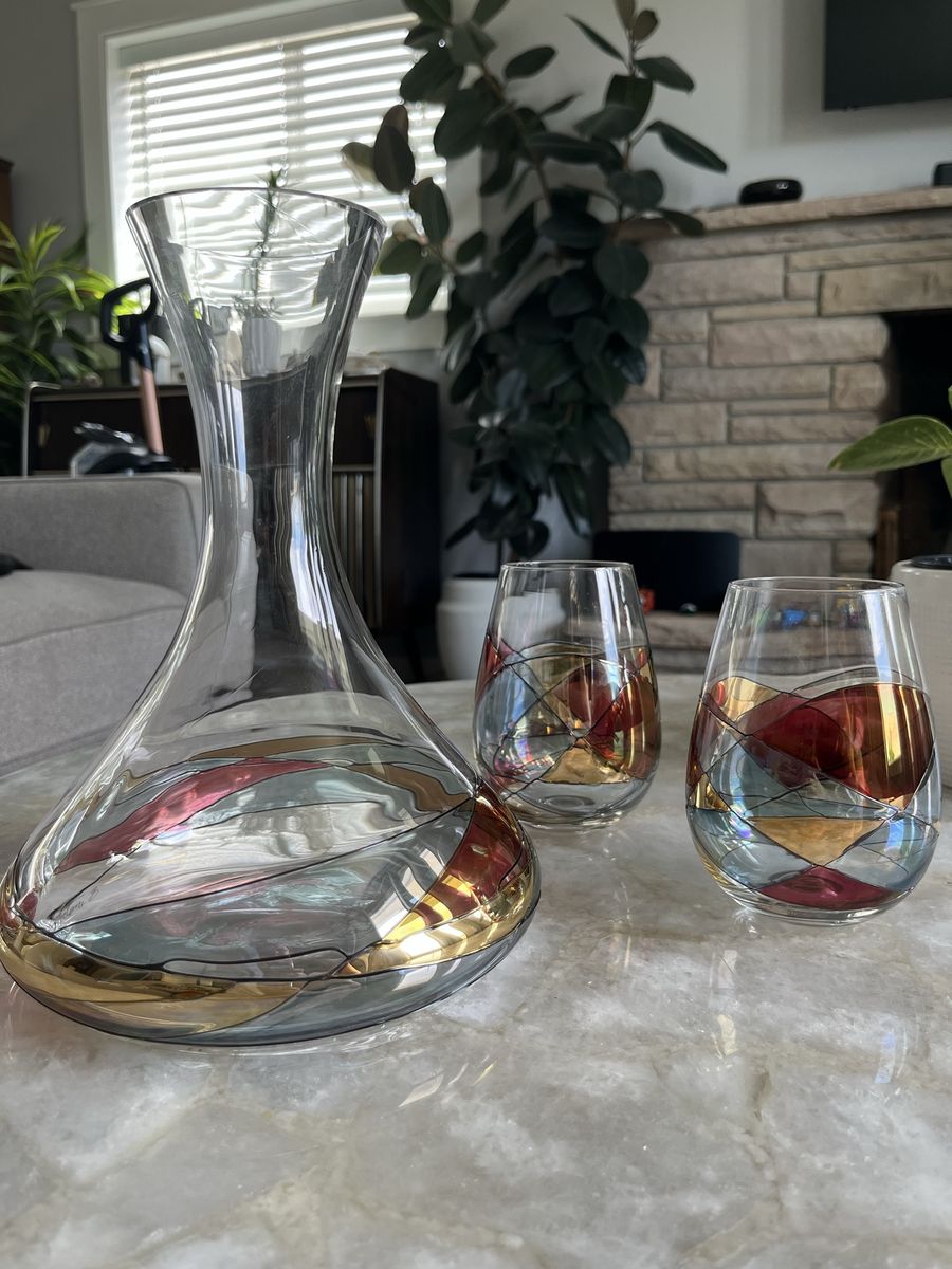 Wine Decanter & Glasses
