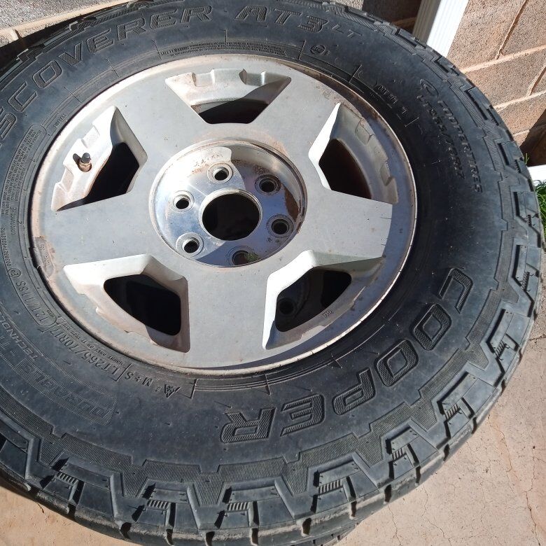 5 Rims and Tires 17"