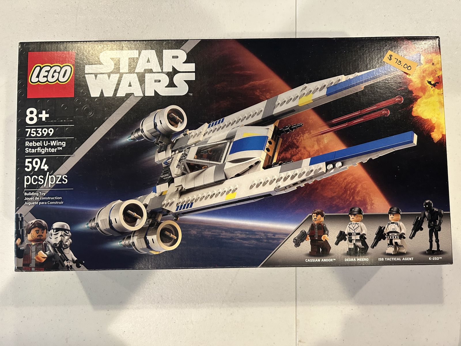 LEGO Star Wars Rebel U-Wing Starfighter 75399 (594 Pieces)