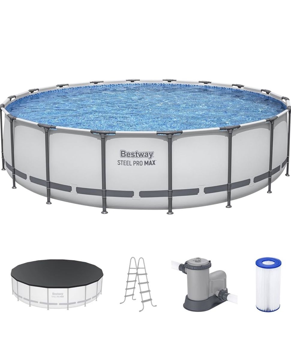 Bestway Steel Pro Max 18 ft x 48 in Above Ground Pool Set