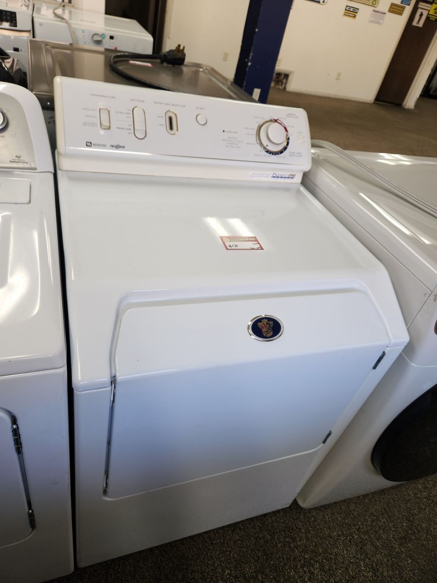 Maytag Neptune Gas Dryer White Top Load Style