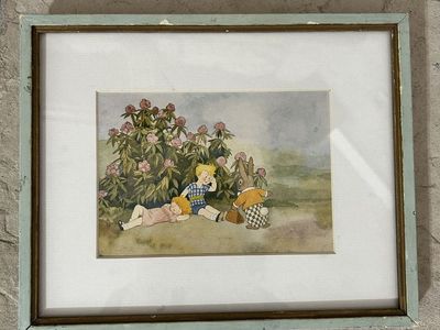 Vintage Framed Velveteen Rabbit