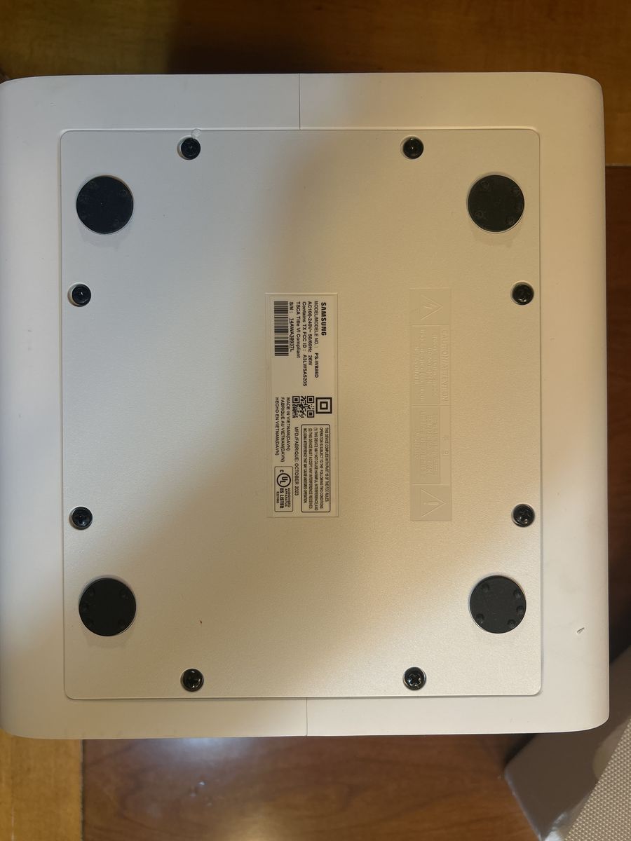 Samsung sound bar and subwoofer