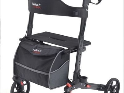 Helios Move Deluxe Edition 4-Wheel Walker BLUE