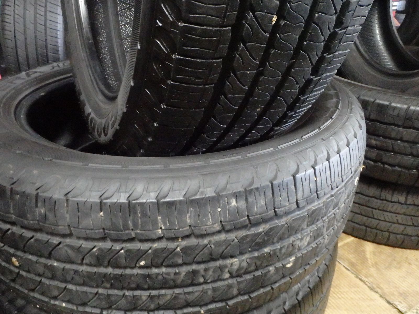 265/50R20 GOODYEAR FORTERA PAIR OF TWO USED TIRES