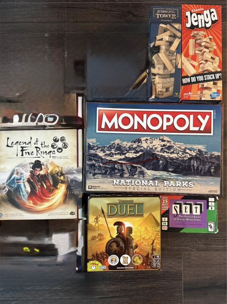 Board games.