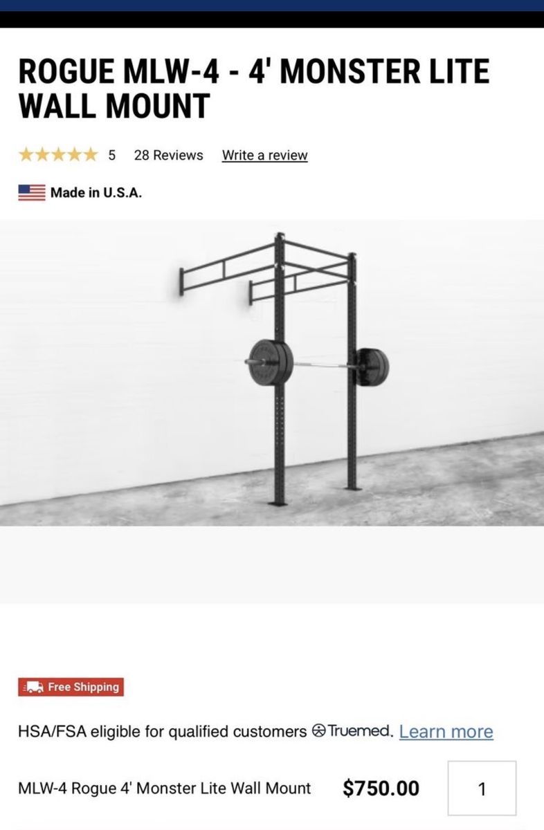 Rogue Monster Lite Wall Mount Rig