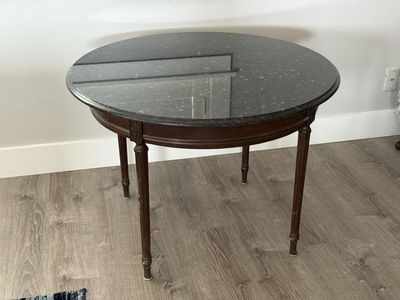 Vintage Granite Accent Table