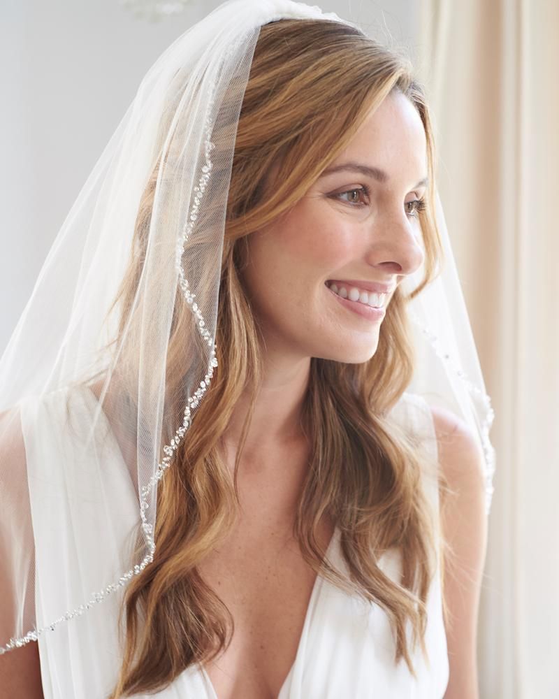 enVogue Crystal Edge Bridal Veil