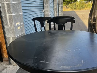 Dinning set black