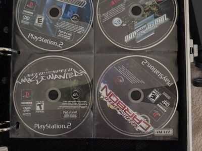 Cd Case full Of Old Ps2 Games