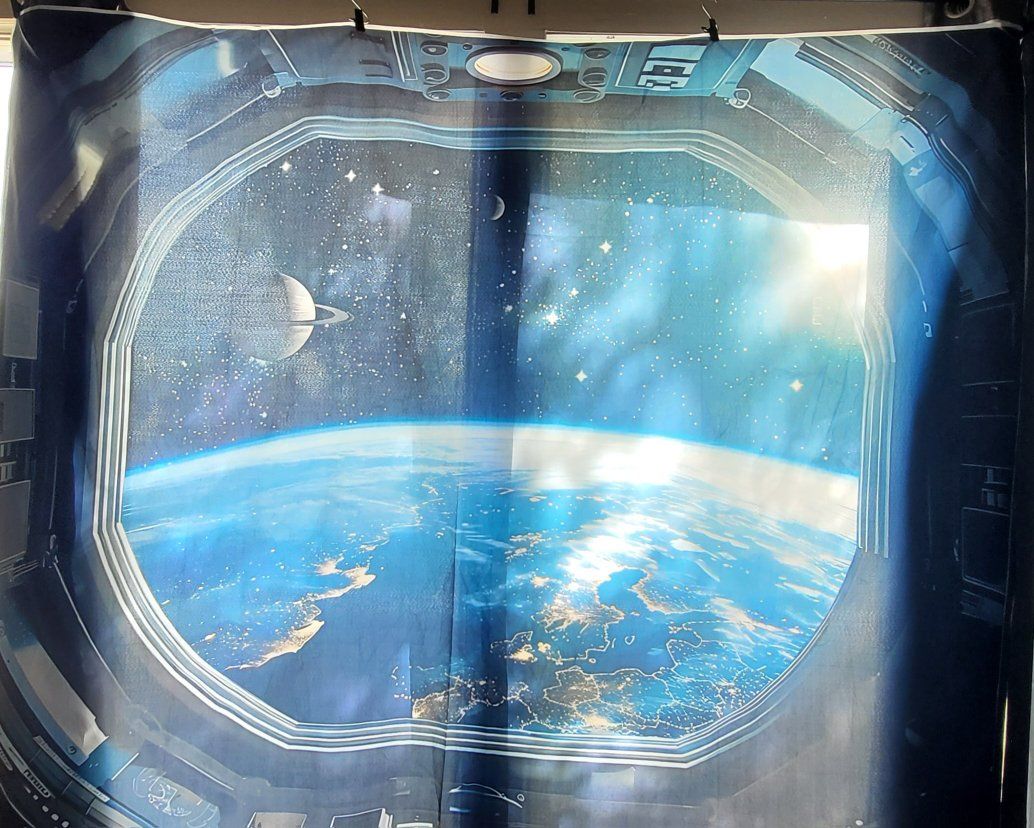 Space Window Cosmic Tapestry