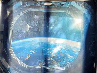 Space Window Cosmic Tapestry