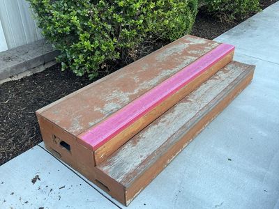 OC Ramps Ramp DOUBLE STEP SKATE LEDGE Custom Wooden Skateboard Manny Pad Grind Coping & Butter Ledge Manual Pad