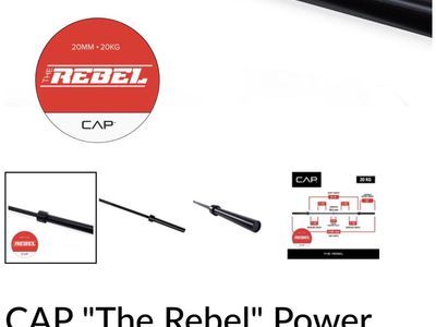 New Black Barbell The Rebel 20kg
