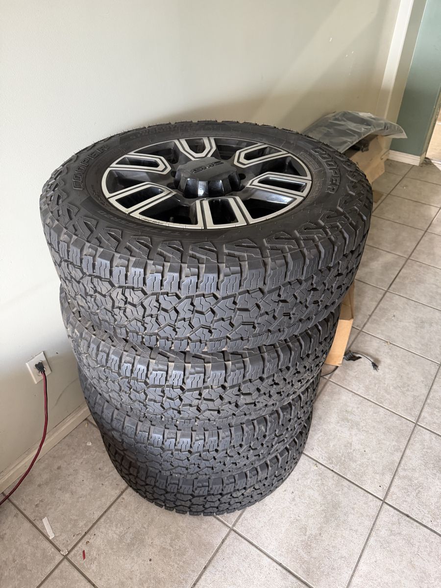 GMC AT4 20” Wheels with New Tires