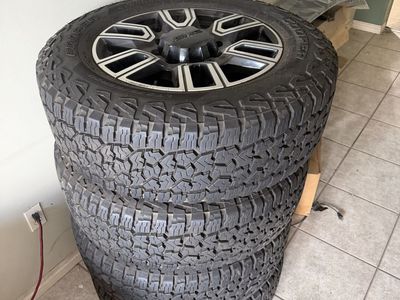 GMC AT4 20” Wheels with New Tires