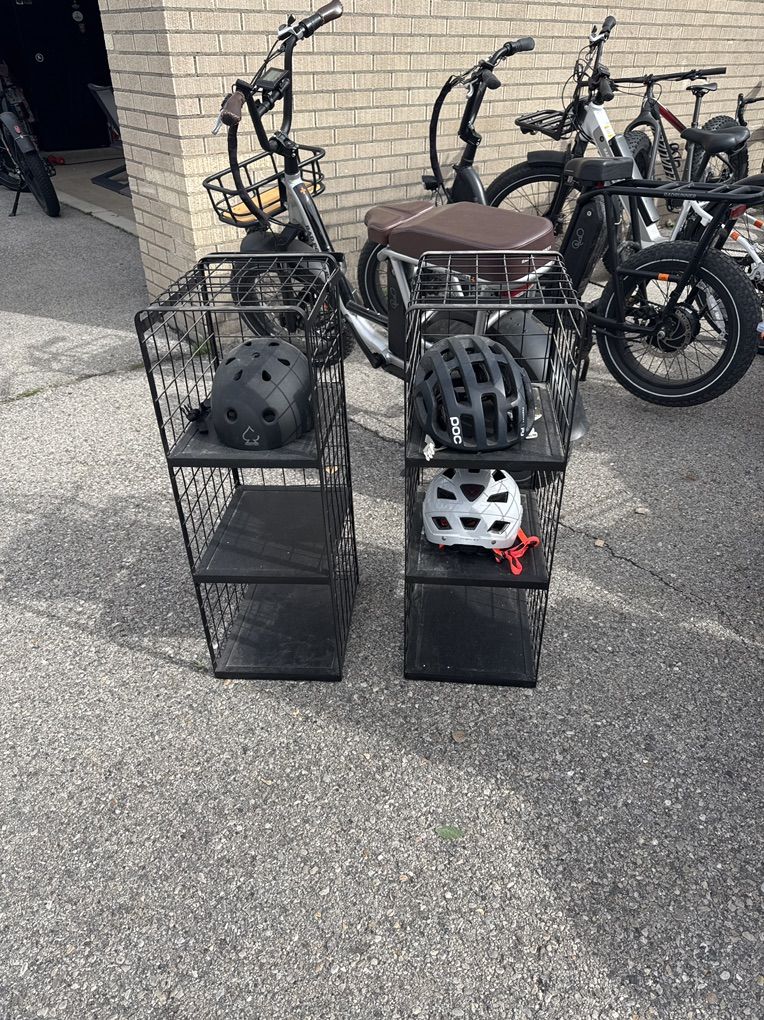 Pottery Barn Metal Shelving