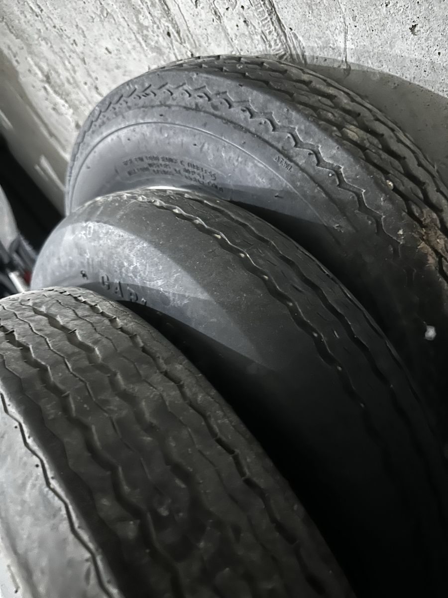 Set of 3 12” Carlisle Sure Trail ST Trailer Tires, 5.30-12