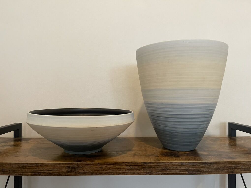 Modern Ceramic Vase / Decorative Vessel Set